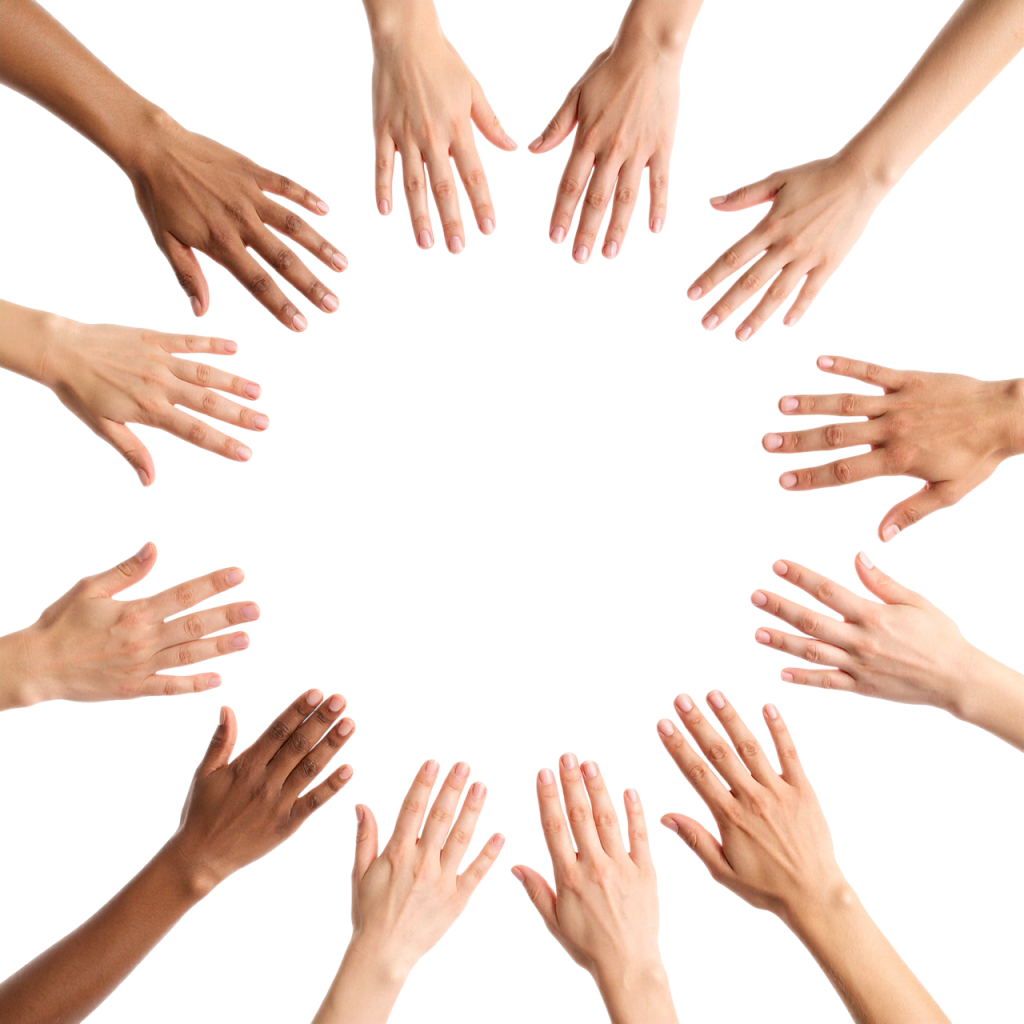 Contact cartoon hands, joining hands, unity circle, teamwork symbol, friendship hands, hands together, support icon, community symbol, diversity hands, connected hands, group unity, circle of hands, togetherness vector, cooperation symbol, helping hands, solidarity icon, team support, round hands shape, cartoon unity, collective support, friendly gesture, partnership icon